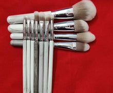 Load image into Gallery viewer, Creamy Marble Brush Set (11 piece collection with bag)
