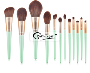 Spring Green Brush Set (13 piece brush collection with bag)