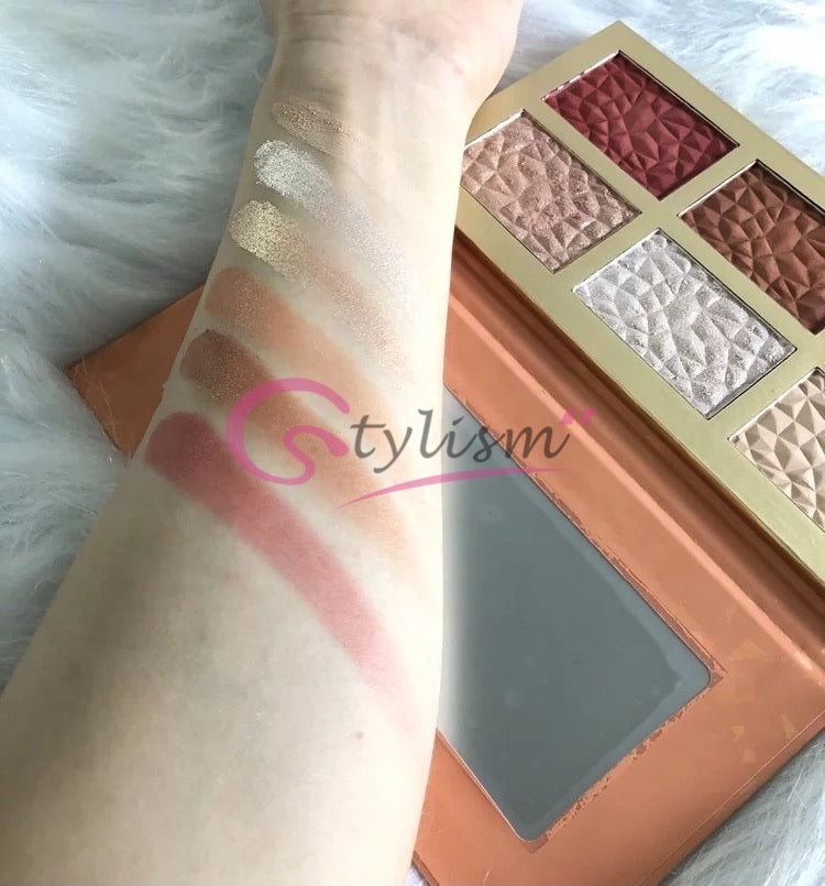 Luminescence Highlighter and Bronzer Palette (6 Colours)