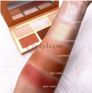 Luminescence Highlighter and Bronzer Palette (6 Colours)