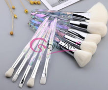 Load image into Gallery viewer, Glitz n Glam Brush Set (10 piece brush collection with bag)
